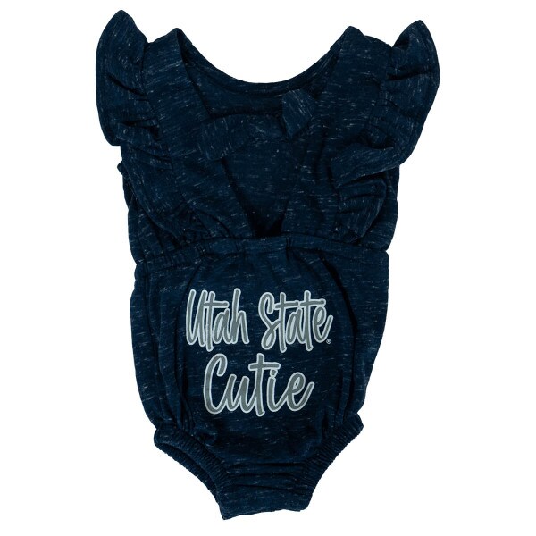 Utah State Cutie Necklaces U-State Infant Girl's Onesie
